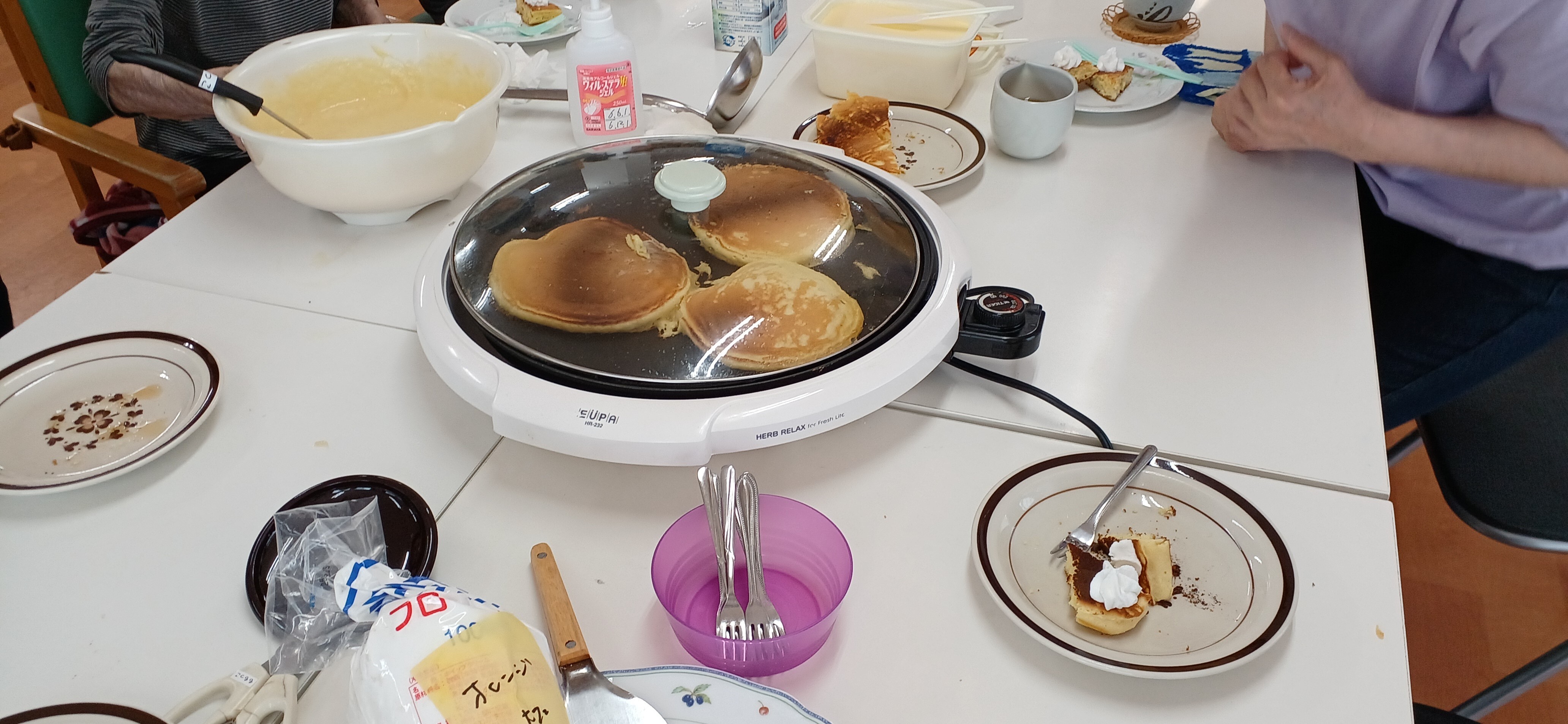 ももそのオレンジカフェおやつ作り画像