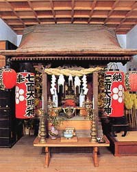 宗林寺七面明神社本殿